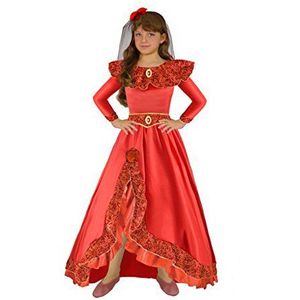 Ciao 18383.7-9 - kostuum prinses van Spanje, rood, 7-9 jaar
