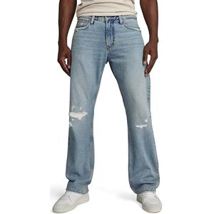 G-STAR RAW Jean pour homme Lenney Bootcut, Bleu (Sun Faded Ripped Fogbow D24467-d436-g672), 34W / 36L