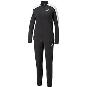 PUMA Cl trainingspak baseball tricot jumpsuit unisex volwassenen, zwart, M