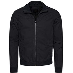 Superdry Studios Knit Halsketting Bomber Herenjas, Marineblauw (Eclipse Navy)