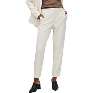 VILA Cropped Slim Fit Pantalon VICARRIE LOWNY Beige