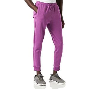 BOSS Heren Hadiko 1 trainingsbroek van katoenmix aan de broekspijpen met strepen Logo Toon in Ton, Bright Purple523, XXL, Bright Purple523