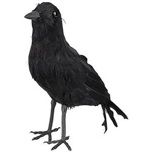 Raven ca. 23 cm Halloween raaf decoratie vogel