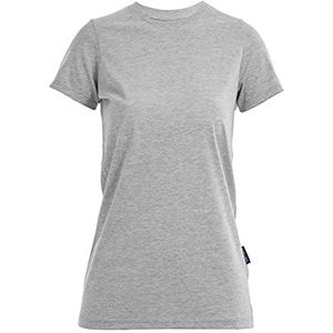 HRM Luxury Ronde F T-shirt voor dames, grijs gemêleerd (9)