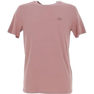 Teddy Smith T- Shirt Homme, Wood Rose, M