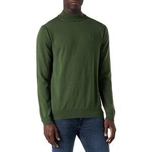 G-STAR RAW Hoogwaardige Core Mock gebreide trui, sweater, heren, groen (Dk Nuri Green B692-3476), XL, groen (Dk Nuri Green B692-3476)