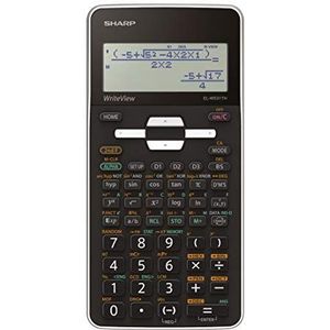Sharp EL-W531 TH Wetenschappelijke rekenmachine, WriteView Display, D.A.L ingang, werkt op batterijen, wit/zwart