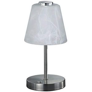 Reality Leuchten Emmy R52541907 Led-tafellamp, 2,5 W, metaal, albastglas, wit