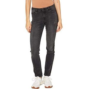 edc by ESPRIT dames slim jeans, zwart (Black Medium Wash 912)