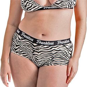Franklees Franklees Hipster Zebra Hispter damesondergoed, Zebra, S