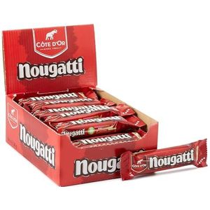 Côte d'Or Nougatti, Nougatti, Melkchocolade, 100% duurzaam, 24 afzonderlijke repen (30 g)