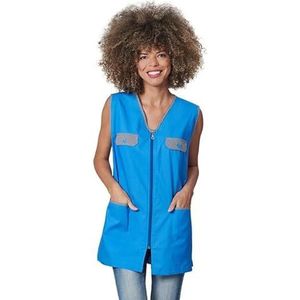 SIGGI - mouwloze jas 'Melany' van polyester 65% katoen 35% verschillende kleuren gewicht 130 g/m² maat XXL Varianten: lichtblauw