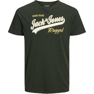 JACK & JONES Jjelogo T-shirt met ronde hals 23/24 pls heren T-shirts, Mountain View.