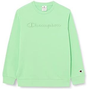 Champion Sweatshirt met capuchon, voor kinderen en jongens, Verde Menta (Sgb)