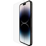 Belkin TemperedGlass Displaybeschermfolie voor iPhone 14 Pro Max, antimicrobieel, eenvoudig aanbrengen zonder luchtbellen, hardheid 9H, OVA102zz