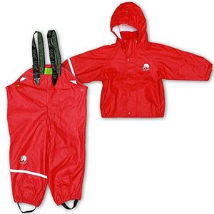 Celavi Rainwear Suit-Basic jas, jongens, rood (rood), 100, Rood (Rood)