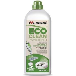 Meliconi Eco Clean Vloerreiniger voor bezems en elektrische robots, meerdere oppervlakken, 1 liter, Made in Italy