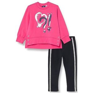 Chicco Compleet: sweatshirt en legging joggingbroek voor meisjes, Fuchsia