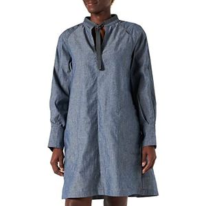 G-STAR RAW Tunic Dress Ls jurk, blauw (Raw Denim D186-001), M dames, blauw (Raw Denim D186-001)