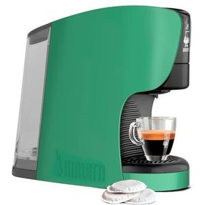 Bialetti Dama, espressomachine, ESE-wafels, 100% composteerbaar, gerecycled kunststof, groen