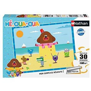 Nathan - Kinderpuzzel - 30 stukjes - Oua Oua op het strand - Hé, Oua-Oua - meisjes of jongens vanaf 4 jaar - hoogwaardige puzzel - dik en duurzaam karton - dagelijks & vakantie - 86142