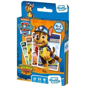 Shuffle - Paw Patrol 4 games in 1 – 7 gezinnen, paren, actie en gevechten, 108575998