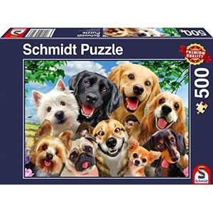 Honden Selfie, 500 stukjes Puzzel