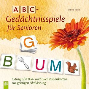 ABC - Gezelschapsspellen voor senioren: extra afbeelding en boekkaarten voor geistigeerde actie