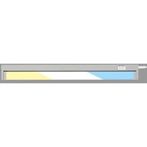 Briloner 2224-014 LED draailamp, CCT voor keuken, instelbare kleurtemperatuur, kast, zilver, 54,5 cm