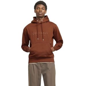 Jack & Jones Jorfrederiksberg Sn Hoodie voor heren, Bruin