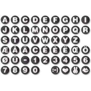 Yepp ABC letters in hartvorm, weerbestendig, 10 stuks