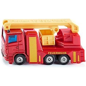 Siku Scania Feuerwehr Hoogwerker 12 Cm Staal Rood/geel (1080)