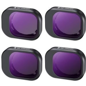 K&F Concept Mini 4 Pro ND Filters ND8, ND16, ND32, ND64 compatibel met DJI Mini 4 Pro, met meerlaags HD optisch glas, aluminium versie
