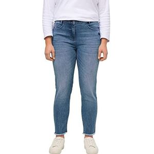 Ulla Popken Jeans broek, Sarah dames, Blue Denim, 62, Blauwe Denim