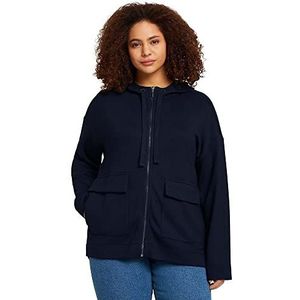 TOM TAILOR MY TRUE ME Sweatjack voor dames, 10668 - Sky Captain Blue