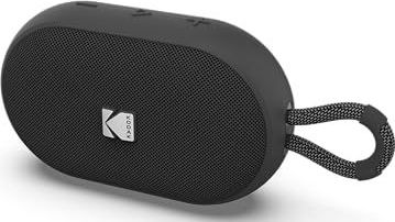 KODAK Draagbare draadloze luidspreker PWS-2284 – waterdicht IPX7, Bluetooth, 6 W RMS, TWS stereo, batterij 1500 mAh, batterijduur 10-12 uur, handsfree-functie, siliconen riem, type-C-kabel inbegrepen