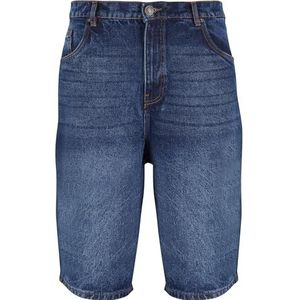 Urban Classics Dikke denim shorts uit de jaren 90 herenshorts, New Dark Blue Washed