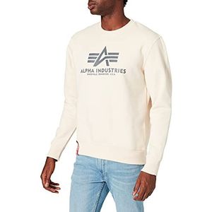 ALPHA INDUSTRIES Basic sweater met capuchon voor heren, Jet Stream White, M