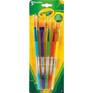 Crayola - Blister met 5 penselen – kleur en accessoires – 256244.012