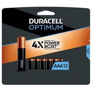 Duracell Optimum AAA-batterijen | 12 tellen | Lasting Power Triple A battery | alkaline AAA