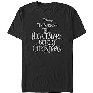 Disney Nightmare Before Christmas T-Shirt met Organic Logo Korte mouwen, Zwart, M, SCHWARZ