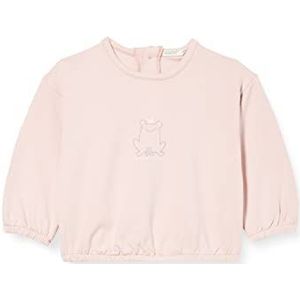 United Colors of Benetton Sweatshirt met capuchon voor baby's en meisjes, roze 3 V5