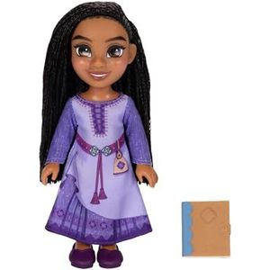 Disney Wish Asha 15 cm kleine modieuze pop met iconische outfit en op bioscoop geïnspireerde accessoires