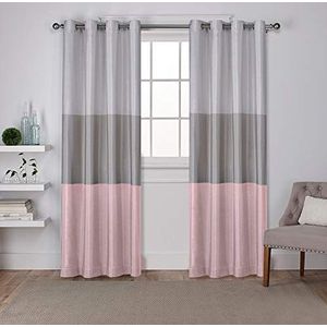 Exclusive Home Curtains Exclusief gordijn, zeeschild, gordijn, paar, blush, 54 x 274,3 cm, 2 stuks