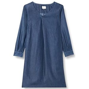 TRIANGLE Dames midi-jurk diepblauw, 54, Diep blauw