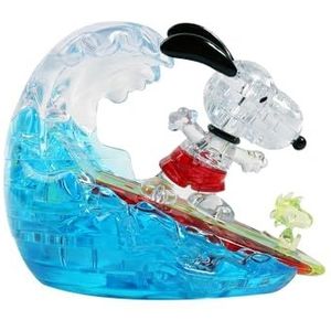 HCM Kinzel 59188 3D Crystal Snoopy Surfing Puzzel meerkleurig