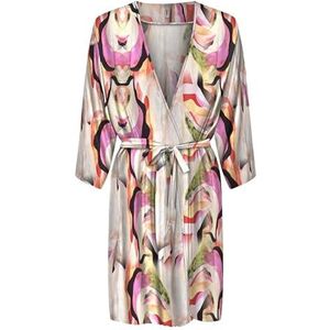 Onlnova Life Vis 3/4 Zula Kimono AOP Cs, kiwi, S