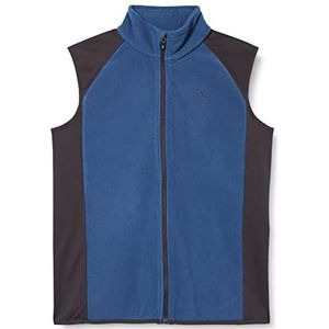Color Kids Fleece Waistcoat Veste de Polyester molletonne, Bleu Ensign, 24 Mois Mixte