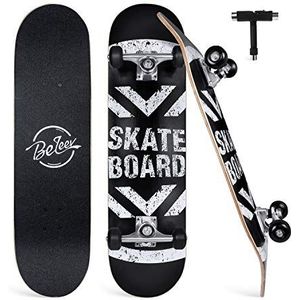 Beleev Skateboard Cruiser, 78,7 cm, zwart