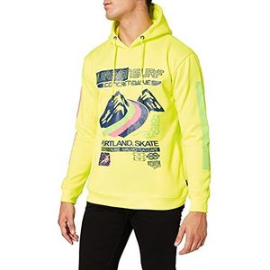 Soul Star Urbansurf heren hoodie, geel (F1E612)